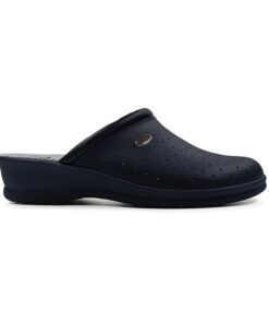 Alternative view of Γυναικείο δερμάτινο σαμπό μπλε PAREX 10116153BLUE