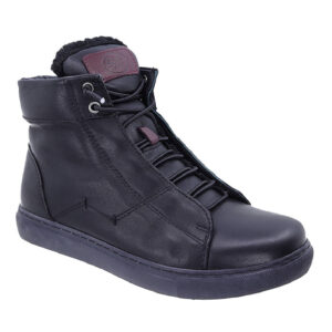 Γυναικεία μποτάκια μαύρα SAFE STEP KA18408BLACK