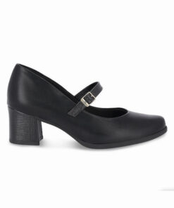 Γυναικείες ανατομικές γόβες μαύρες PICADILLY 654021-27