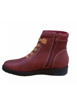 Alternative view of Γυναικεία μποτάκια μπορντό B SOFT 18223-1