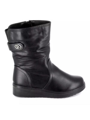 Γυναικεία μποτάκια μαύρα B SOFT 413-1