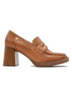 Γυναικεία μοκασίνια κάμελ CARMELA 161218