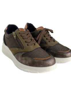 Alternative view of Γυναικεία Sneakers λαδί ANTRIN ISOKE-0175