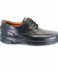 Ανδρικά ανατομικά παπούτσια μαύρα BOXER 11546BLACK