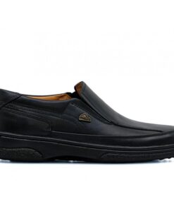 Ανδρικά ανατομικά παπούτσια μαύρα BOXER 11547BLACK