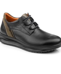 Ανδρικά Sneakers μαύρα BOXER 16525BLACK