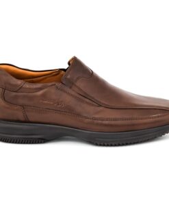Ανδρικά Slip-ON καφέ BOXER 12133BROWN
