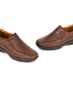 Alternative view of Ανδρικά Slip-ON καφέ BOXER 12133BROWN