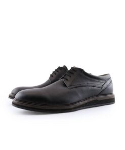 Alternative view of Ανδρικά παπούτσια δετά μαύρα ANTONIO 65 BLACK