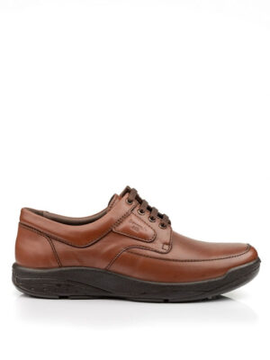 Ανδρικά παπούτσια δετά ταμπά BOXER 19271BROWN