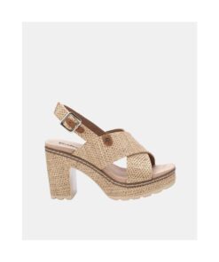 Γυναικεία πέδιλα από ψάθα REFRESH 172707BEIGE