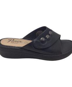 Alternative view of Γυναικείες ανατομικές παντόφλες μαύρες PAREX 12131014 BLACK