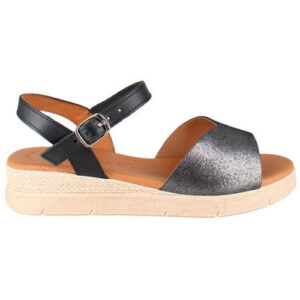 Γυναικεία πέδιλα μαύρα EVA FRUTOS 5237BLACK